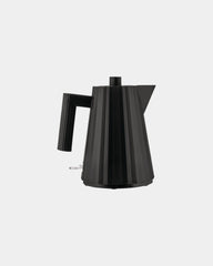 Waterkoker Alessi Plissé 1,70L om te personaliseren - Zwart