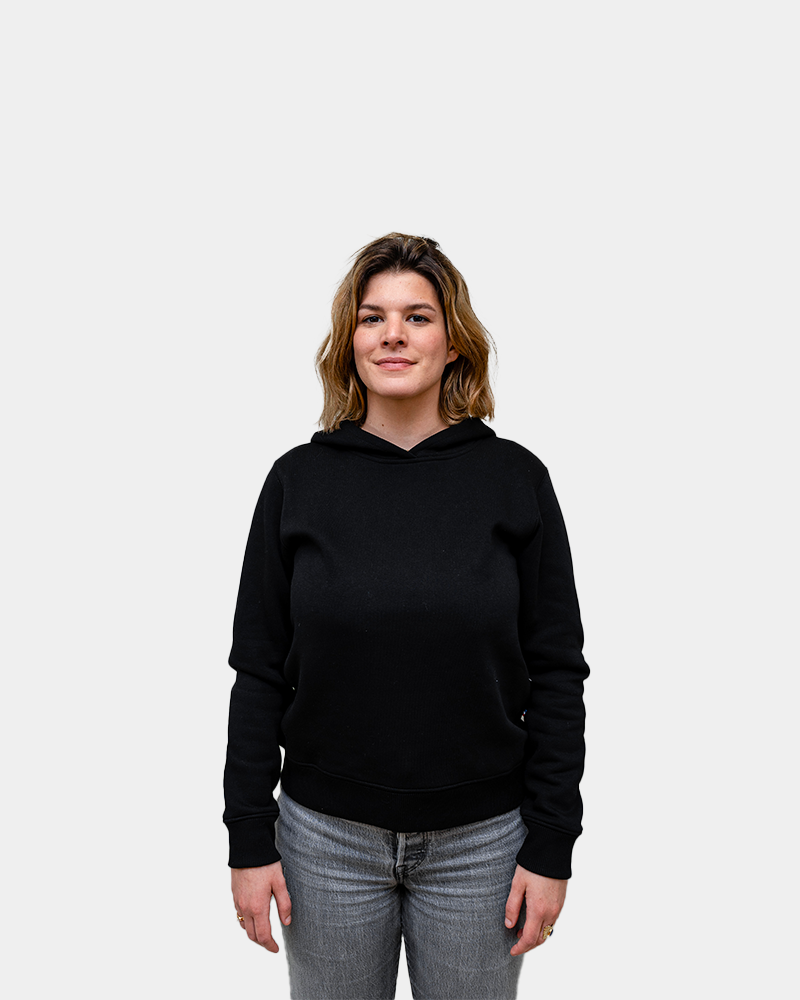 Dames hoodie Made in France om te personaliseren - 8