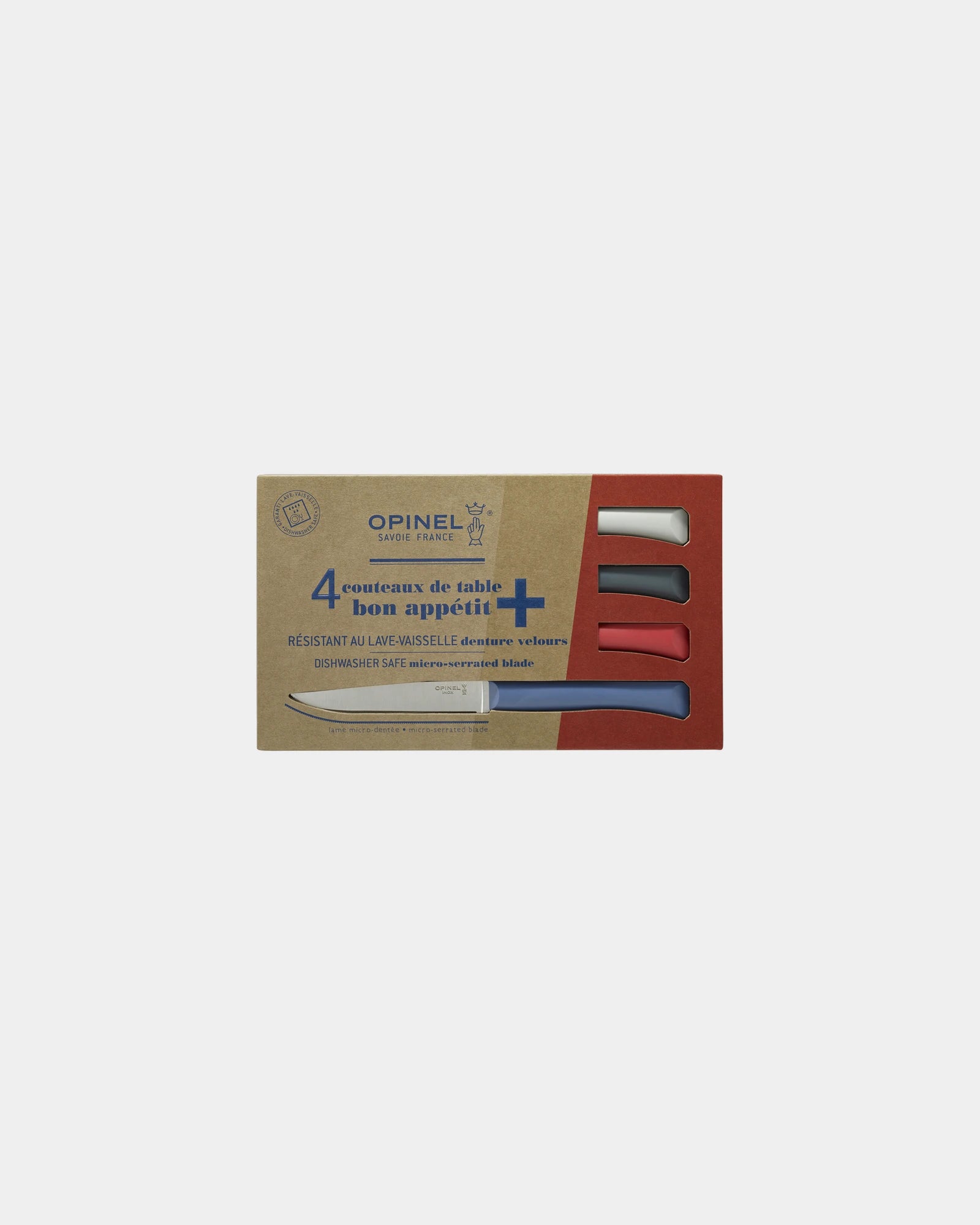 Tafelmessenset Opinel Bon Appétit om te personaliseren - Blauw