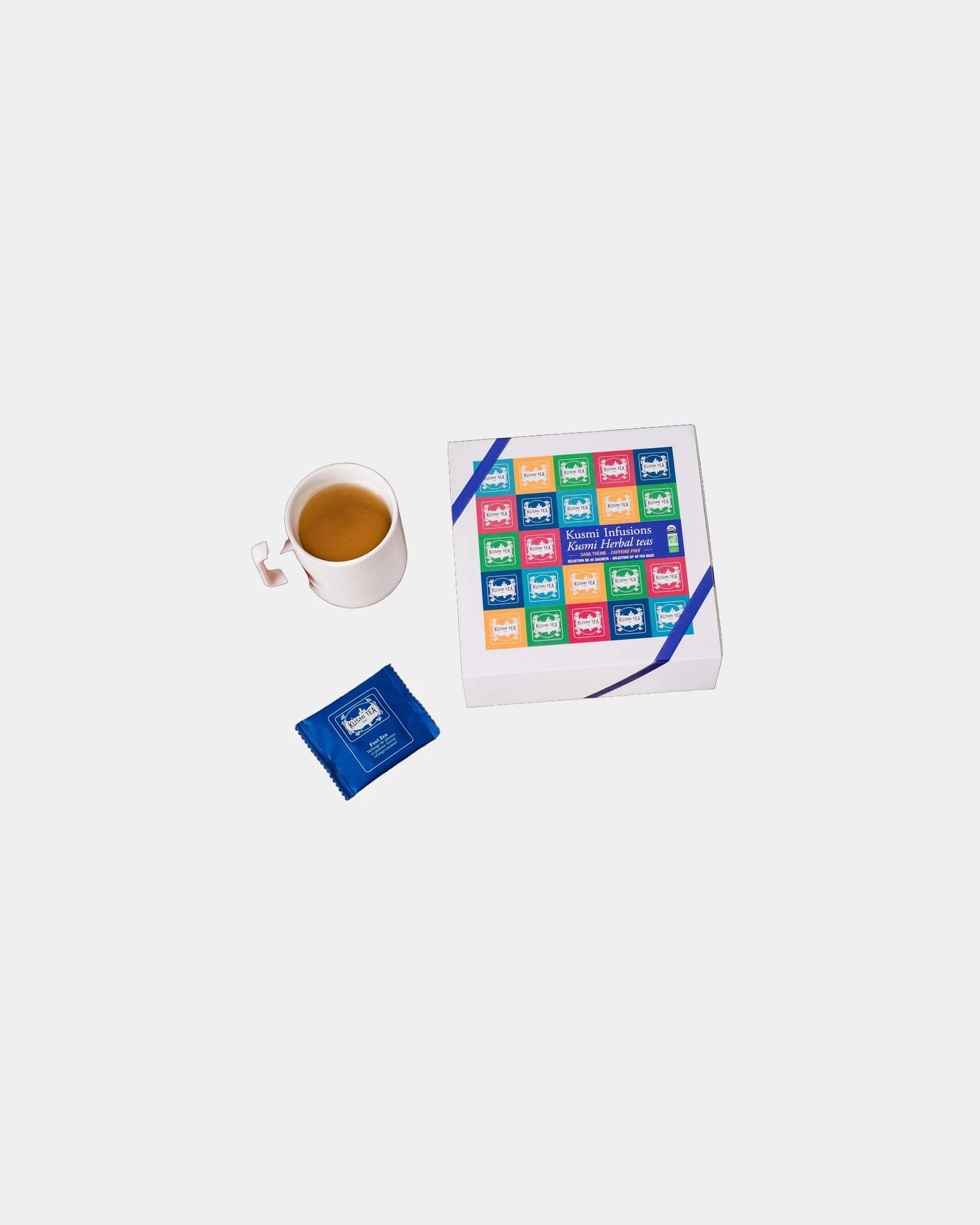 Theeset Kusmi Tea biologisch 45 zakjes om te personaliseren - 1