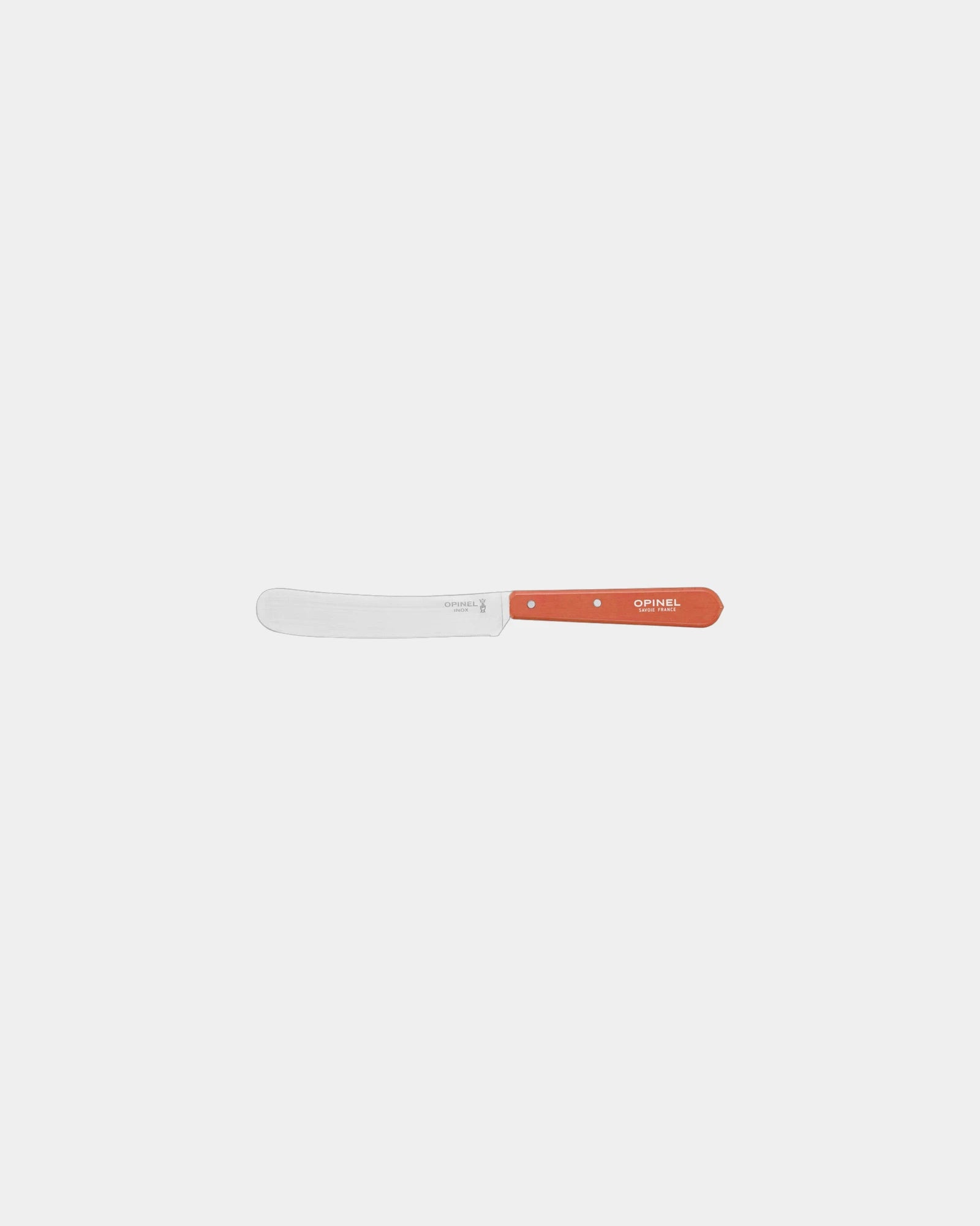 Ontbijtmes beukenhout Opinel om te personaliseren - Oranje
