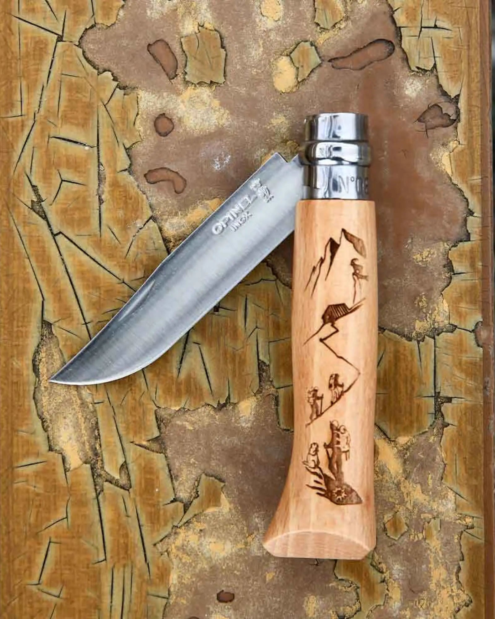 Zakmes Opinel N°08 Rando om te personaliseren - 3