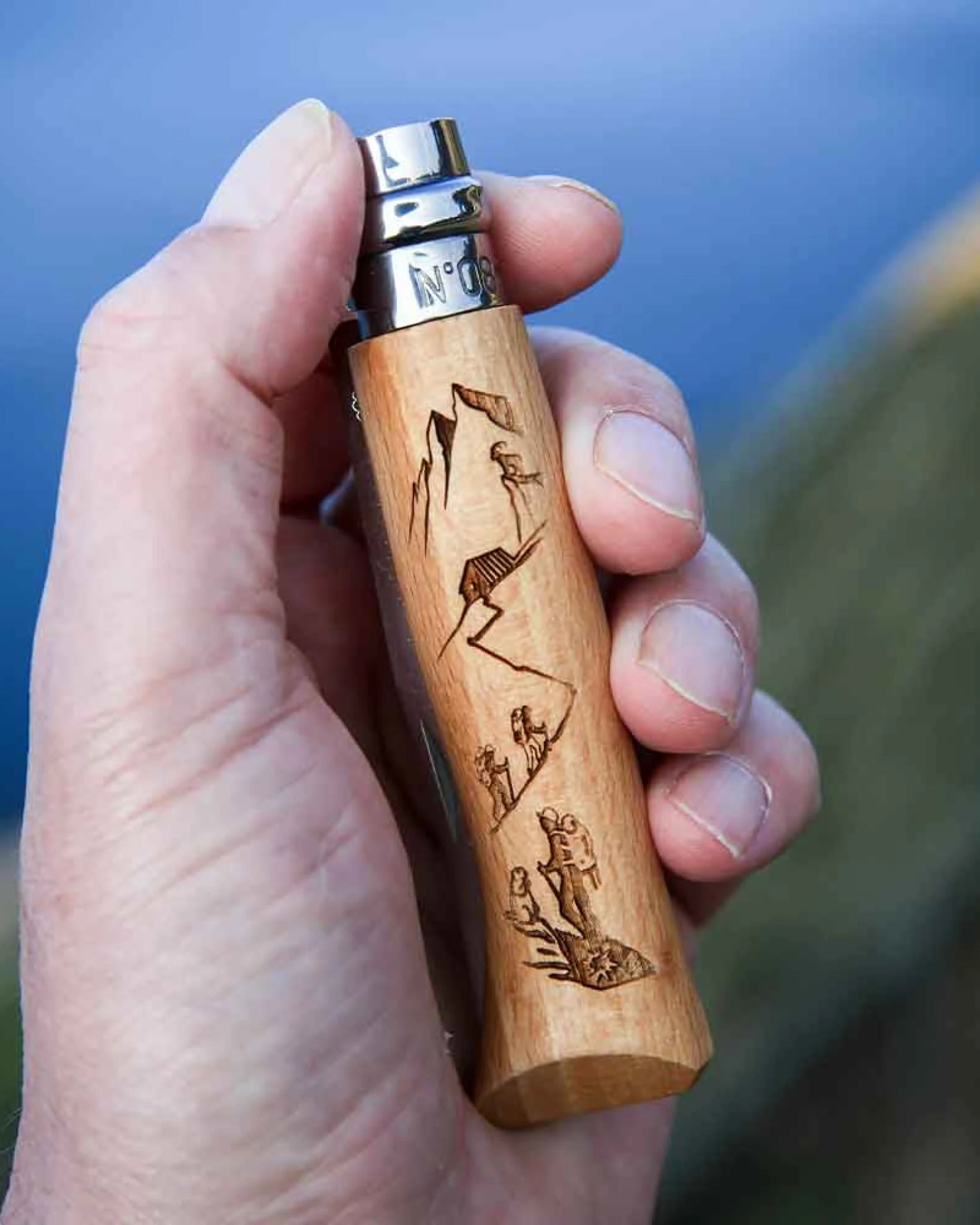 Zakmes Opinel N°08 Rando om te personaliseren - 2
