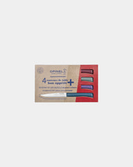 Messenset 4 stuks Opinel Bon Appétit om te personaliseren - Blauw