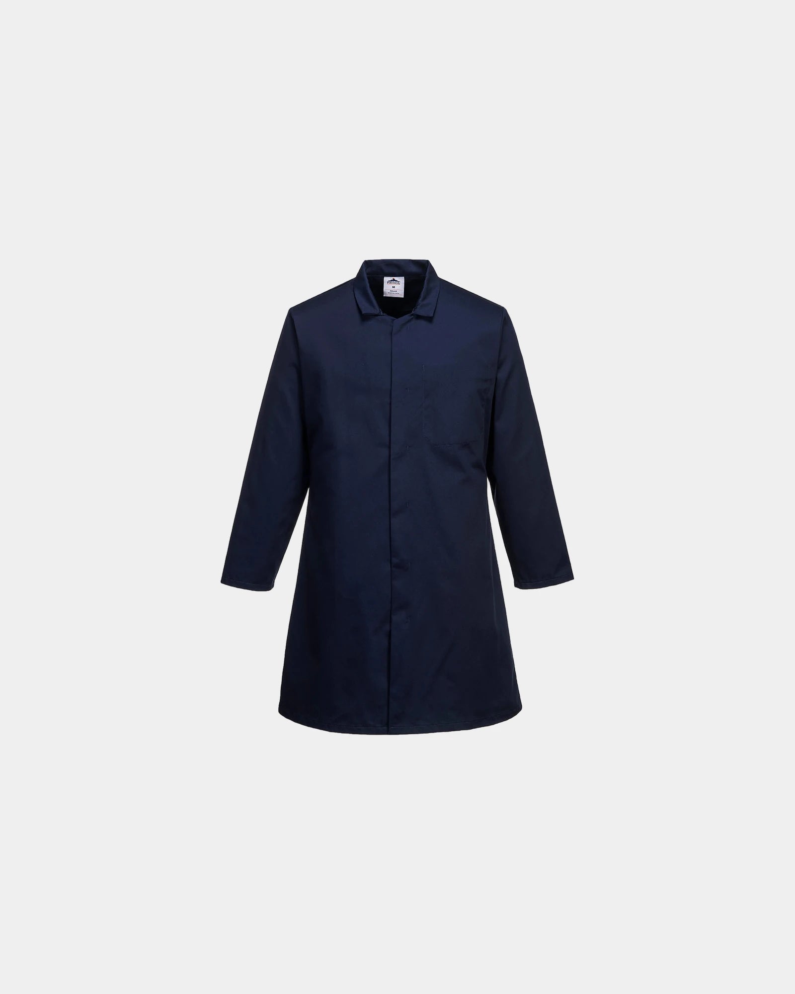 Werkjas polycotton 245 g/m² bedrijven om te personaliseren - Marineblauw
