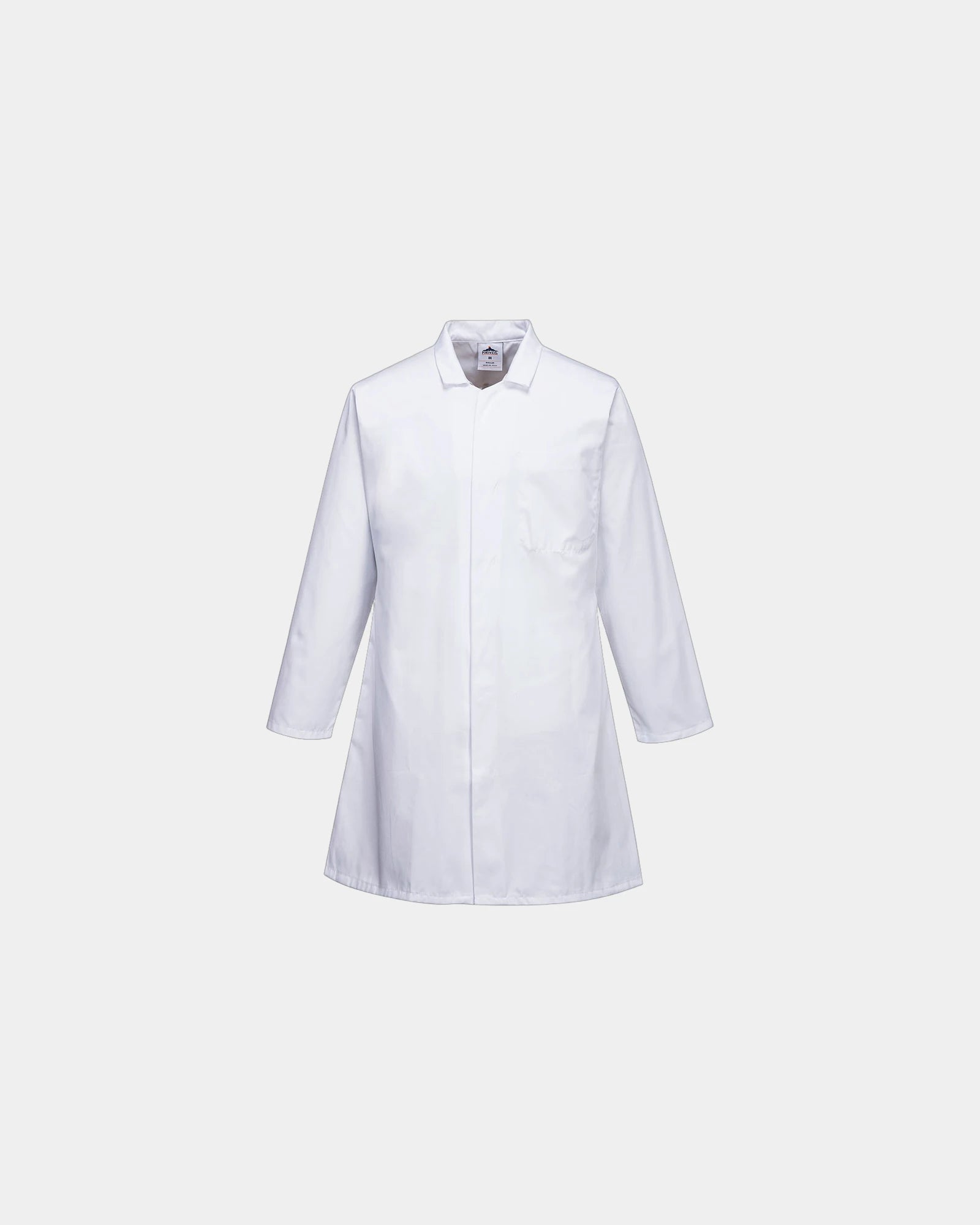 Werkjas heren polyester katoen 245 g/m² om te personaliseren - Wit