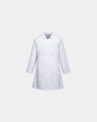Werkjas heren polyester katoen 245 g/m² om te personaliseren - Wit