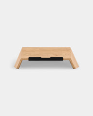 Personaliseerbare laptopstandaard van hout - 1