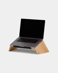 Personaliseerbare laptopstandaard van hout - 2