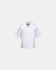 Tuniek korte mouwen polycotton 190 g/m² om te personaliseren - Wit