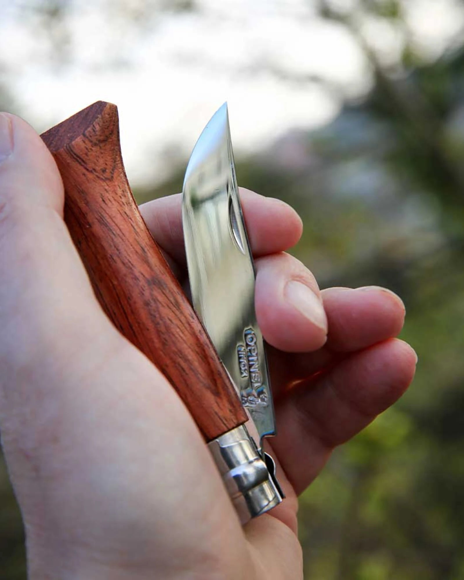 Zakmes Opinel N°08 Padouk om te personaliseren - 6