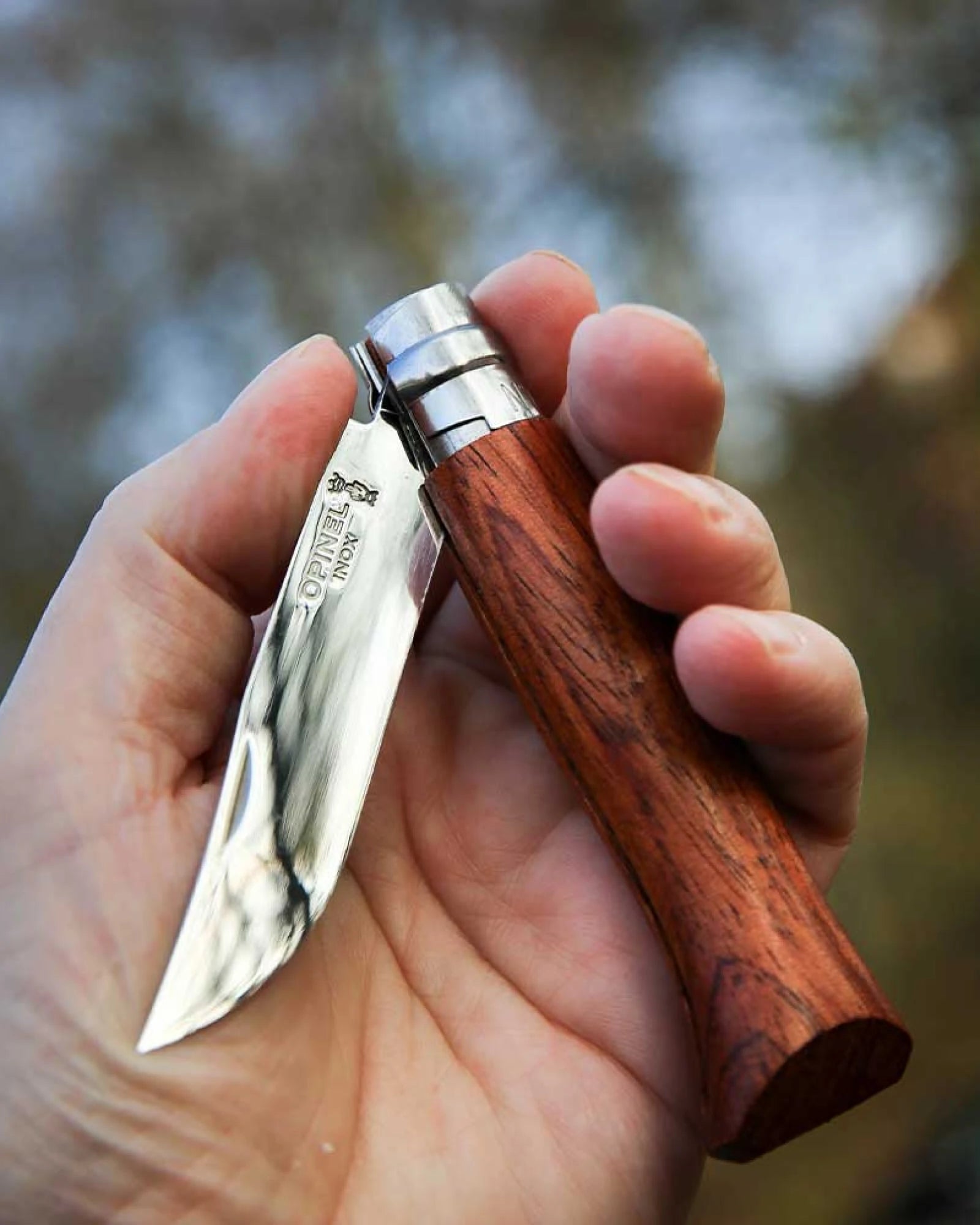 Zakmes Opinel N°08 Padouk om te personaliseren - 5