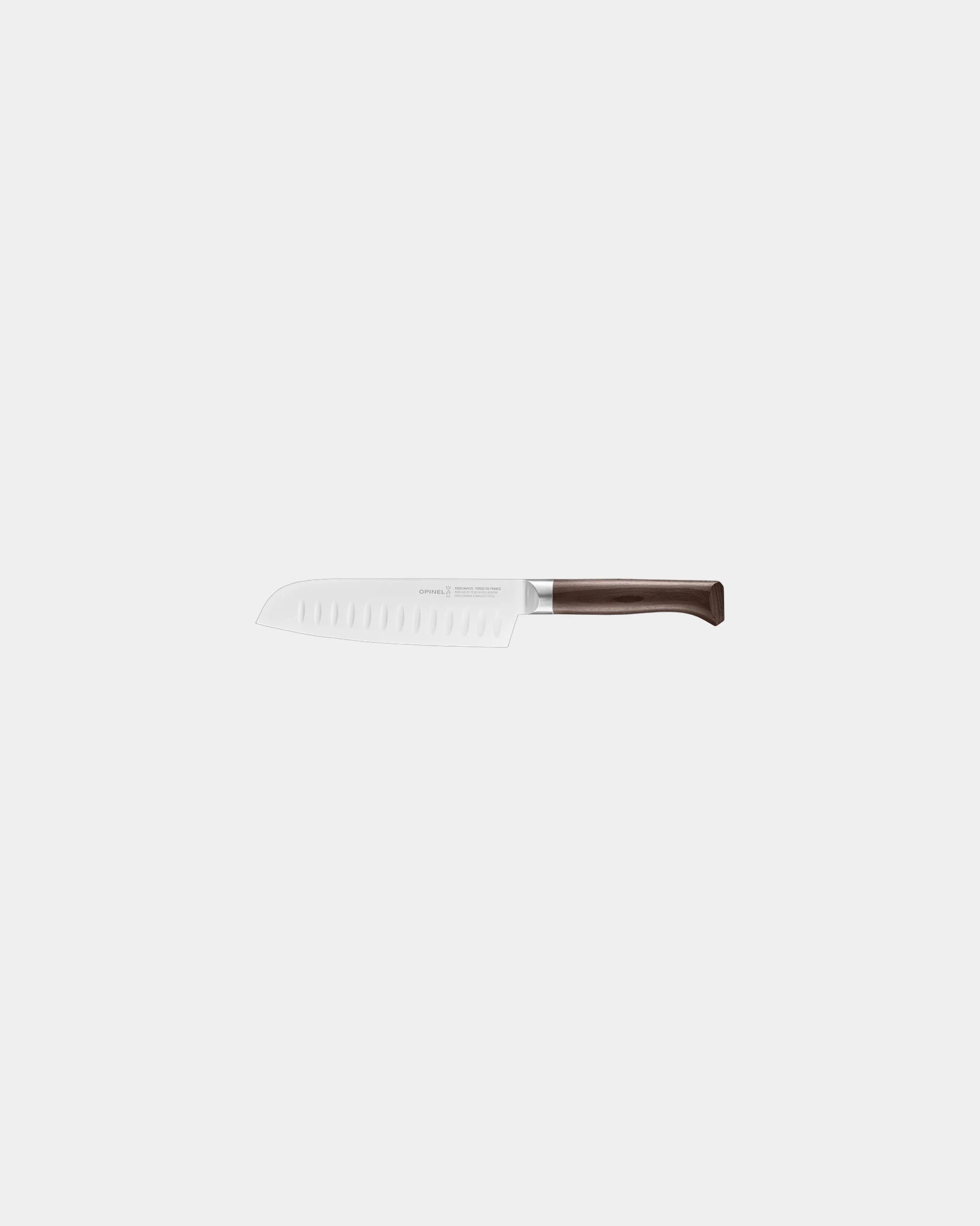 Santoku mes Opinel 17 cm om te personaliseren - Bruin