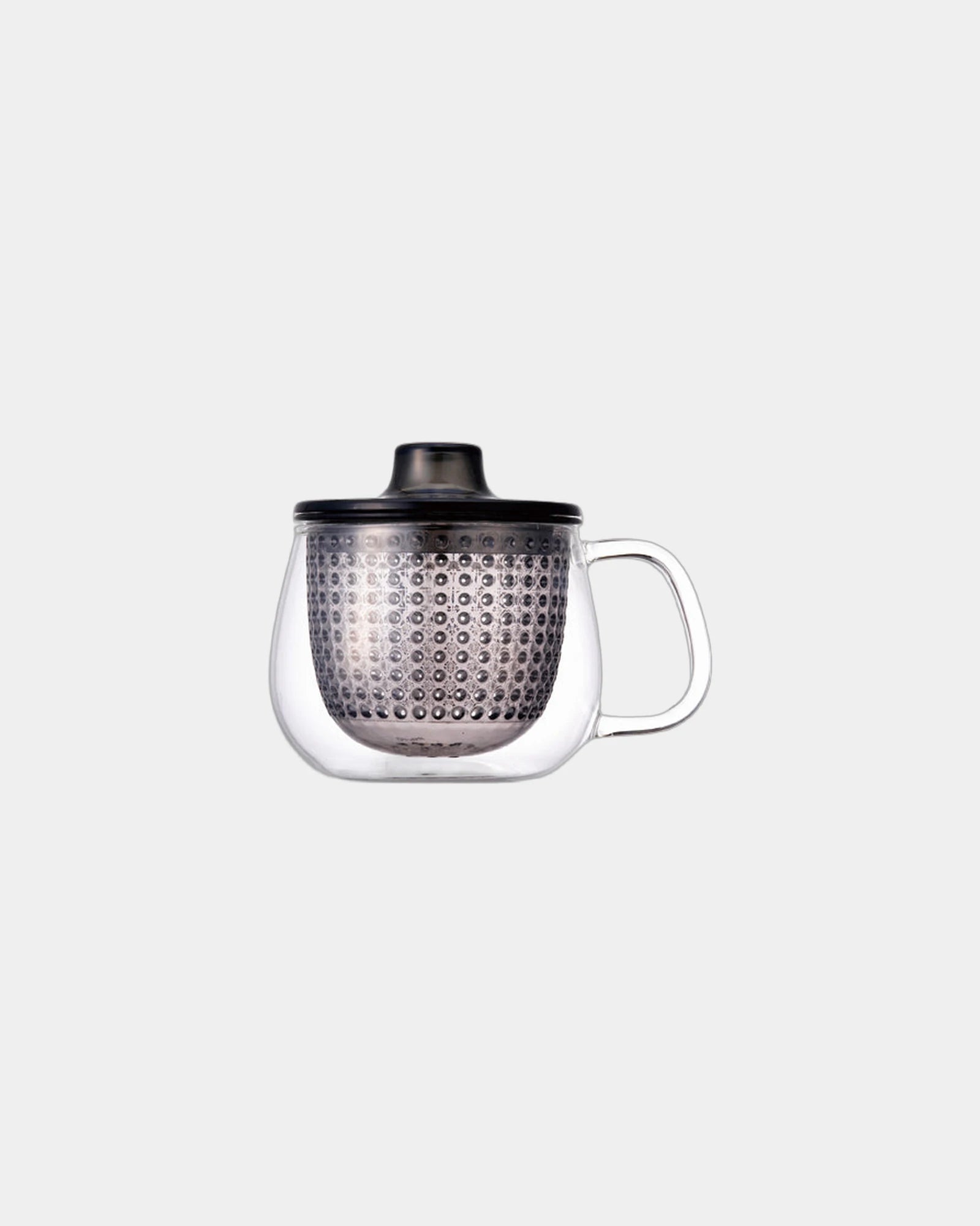 Mok hittebestendig glas Unimug 0,35L om te personaliseren - Grijs