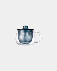 Mok hittebestendig glas Unimug 0,35L om te personaliseren - Navy