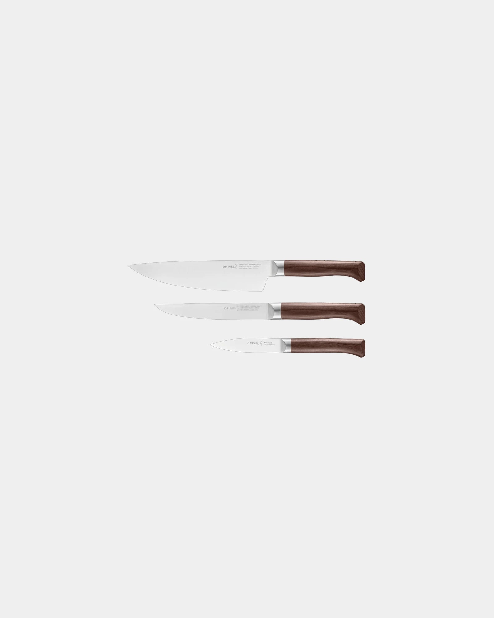Messenset Opinel Les Forgés 1890 om te personaliseren - Bruin