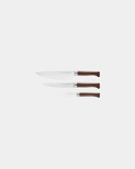 Messenset Opinel Les Forgés 1890 om te personaliseren - Bruin