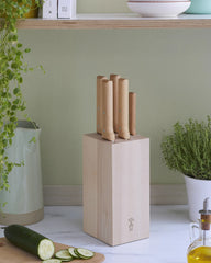 Messenblok beukenhout Opinel om te personaliseren - 4