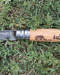 Zakmes Opinel N°08 Animalia zwijn om te personaliseren - 1