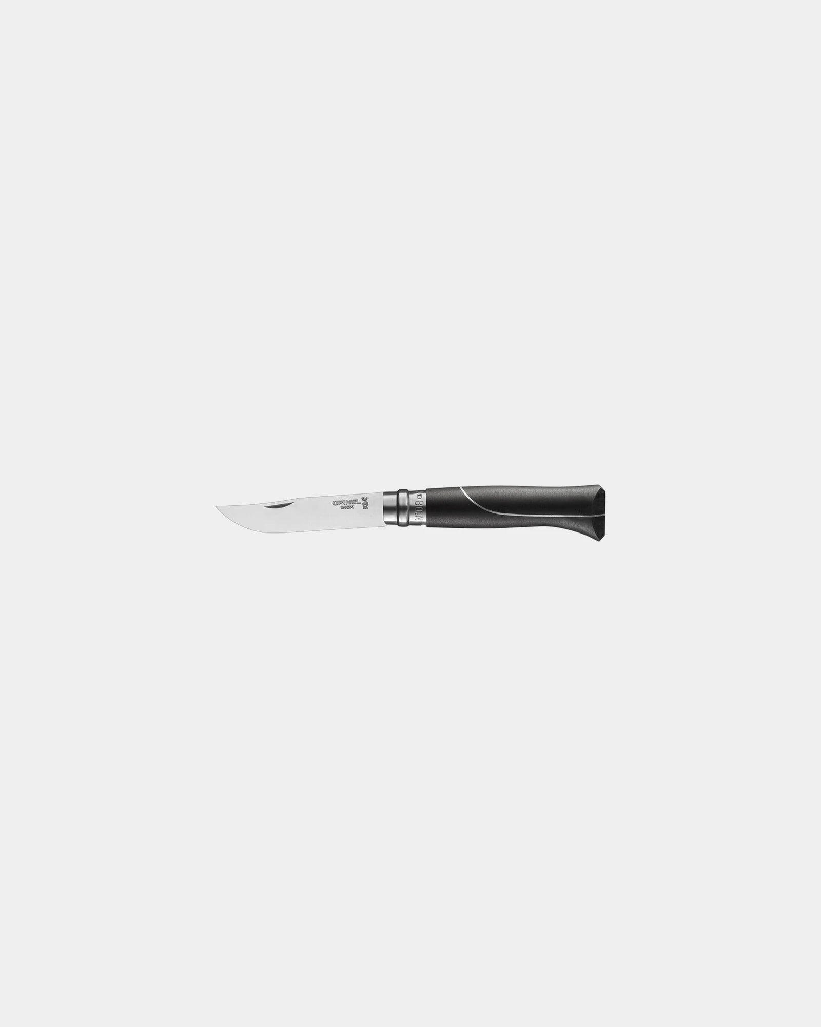 Zakmes Opinel N°08 Ellipse om te personaliseren - Zwart