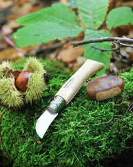Kastanjemes roestvrij staal Opinel N°07 om te personaliseren - 6