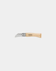 Kastanjemes roestvrij staal Opinel N°07 om te personaliseren - Beige
