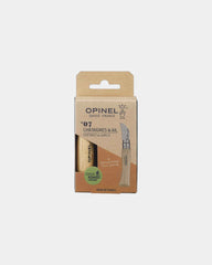 Kastanjemes roestvrij staal Opinel N°07 om te personaliseren - 2
