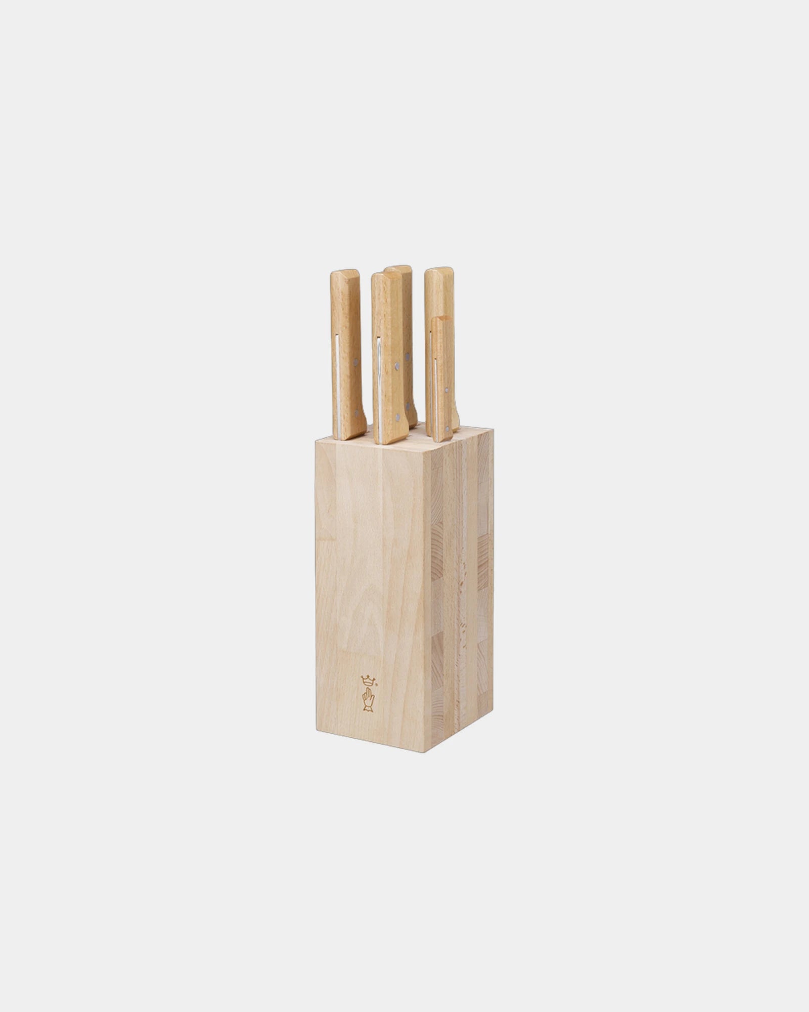 Messenblok Opinel beukenhout om te personaliseren - Beige