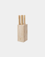 Messenblok Opinel beukenhout om te personaliseren - Beige