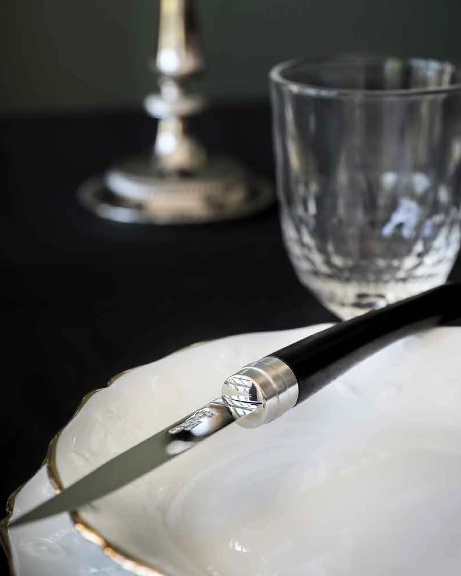 Messenset ebbenhout Opinel Table Chic om te personaliseren - 3