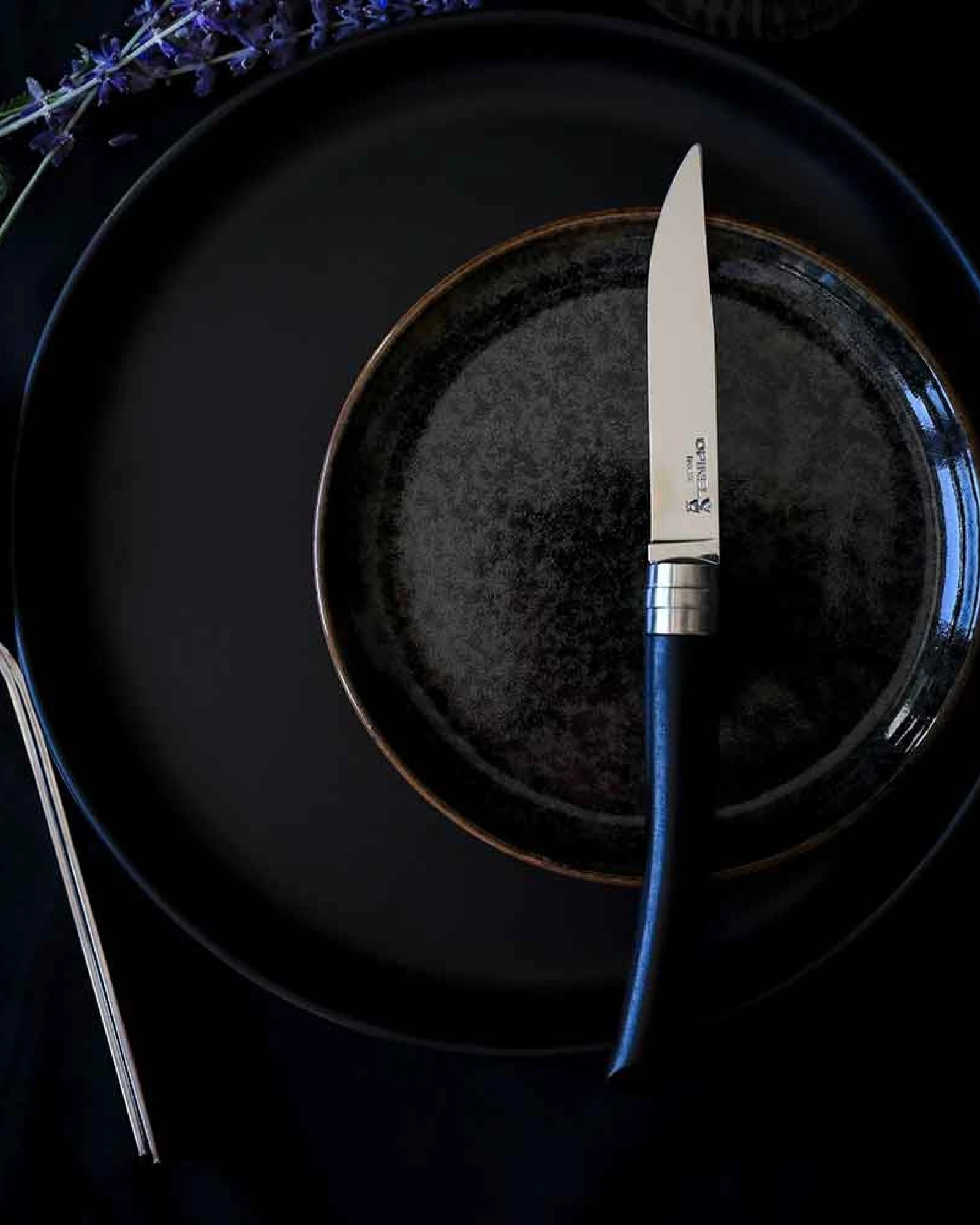 Messenset ebbenhout Opinel Table Chic om te personaliseren - 4
