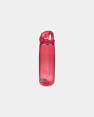 Gerecycled drinkfles On-The-Fly 700ml om te personaliseren - Roze met bietrode dop