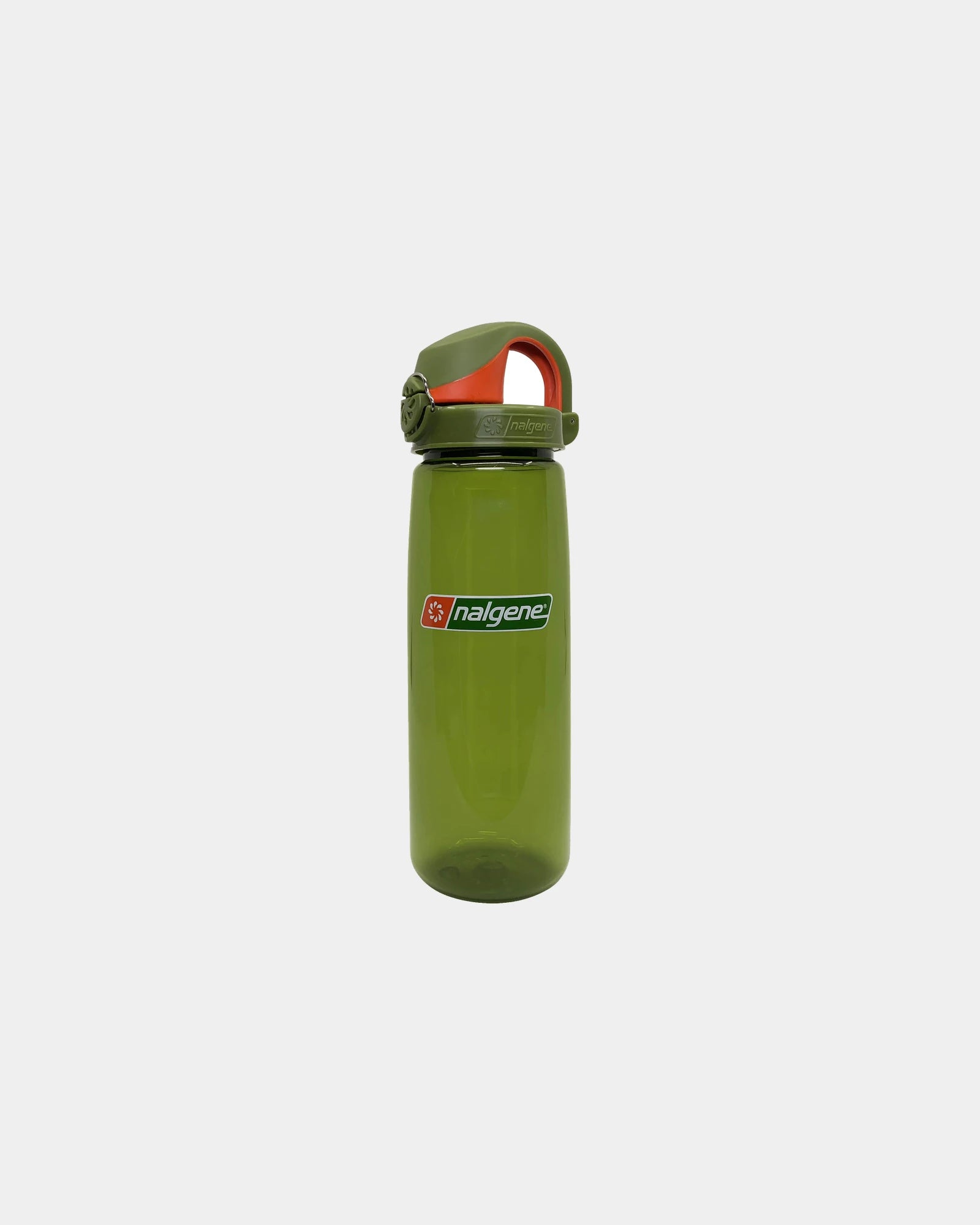 Gerecycled drinkfles On-The-Fly 700ml om te personaliseren - Jeneverbesgroen met jeneverbes-oranje dop