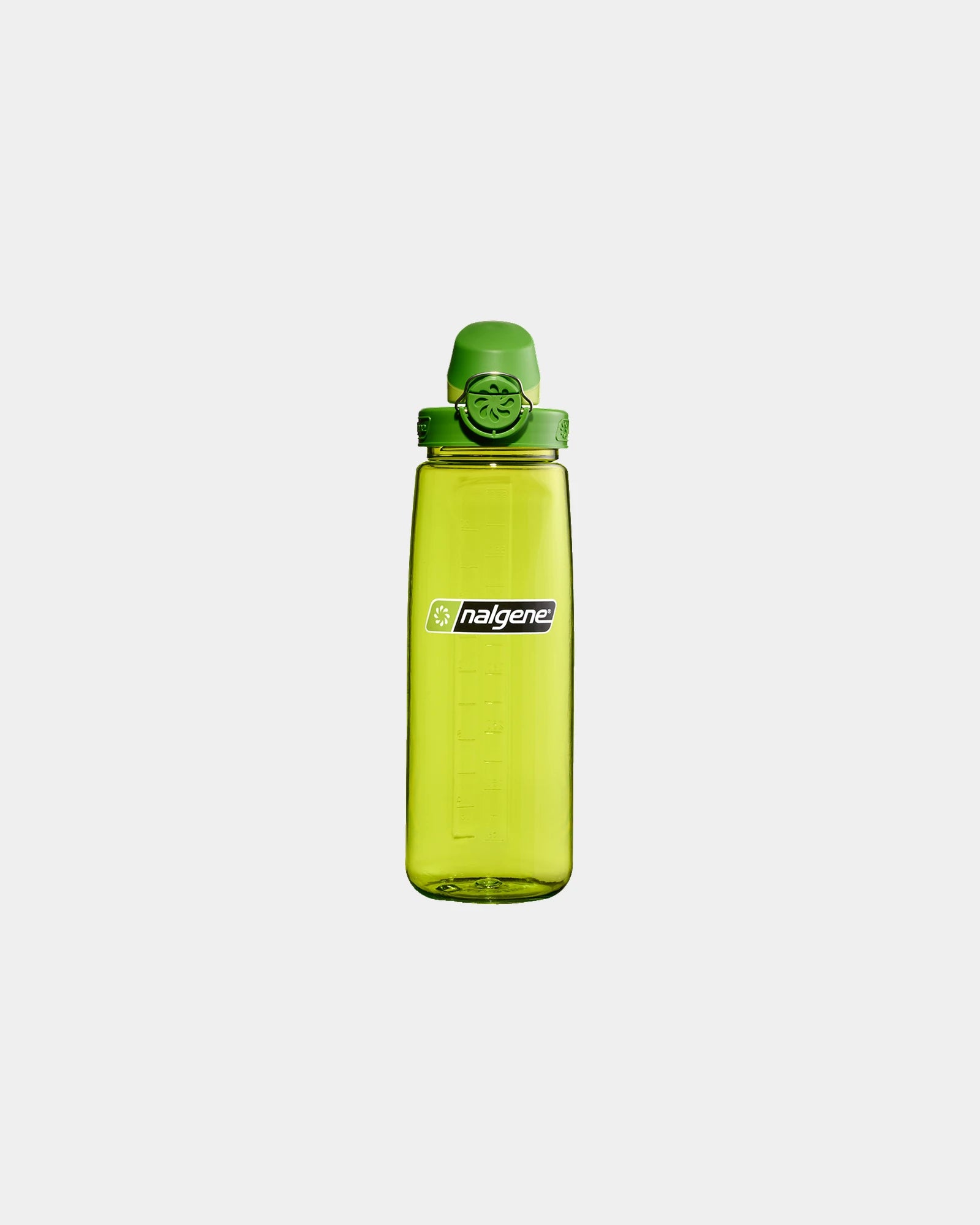 Gerecycled drinkfles On-The-Fly 700ml om te personaliseren - Lentegroen met leguaangroene dop