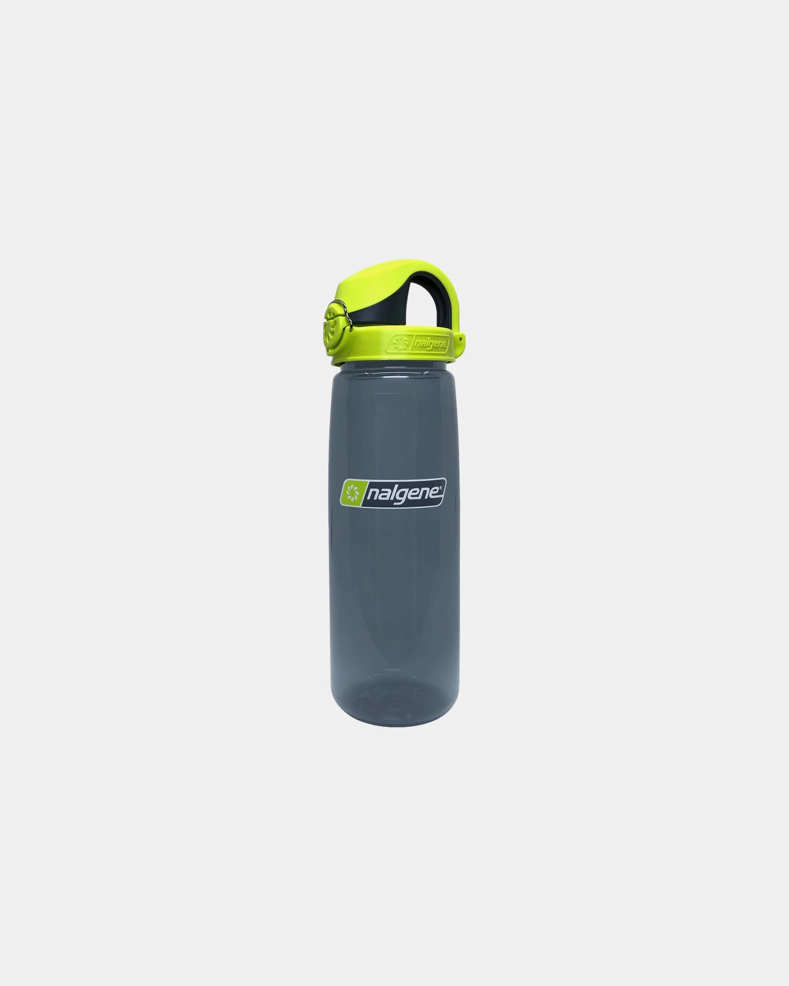 Gerecycled drinkfles On-The-Fly 700ml om te personaliseren - Houtskoolgrijs met kalkhoutskoolkleurige dop