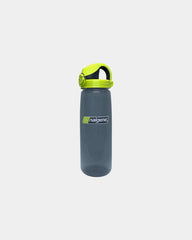 Gerecycled drinkfles On-The-Fly 700ml om te personaliseren - Houtskoolgrijs met kalkhoutskoolkleurige dop
