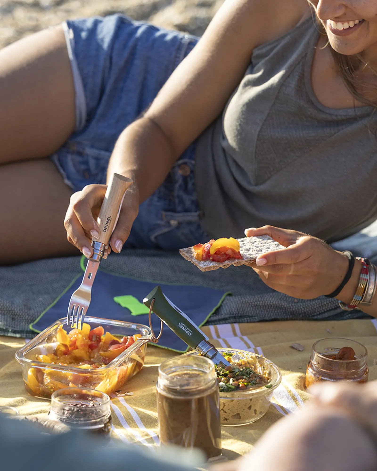 Bestekset roestvrij staal Picnic+ om te personaliseren - 7
