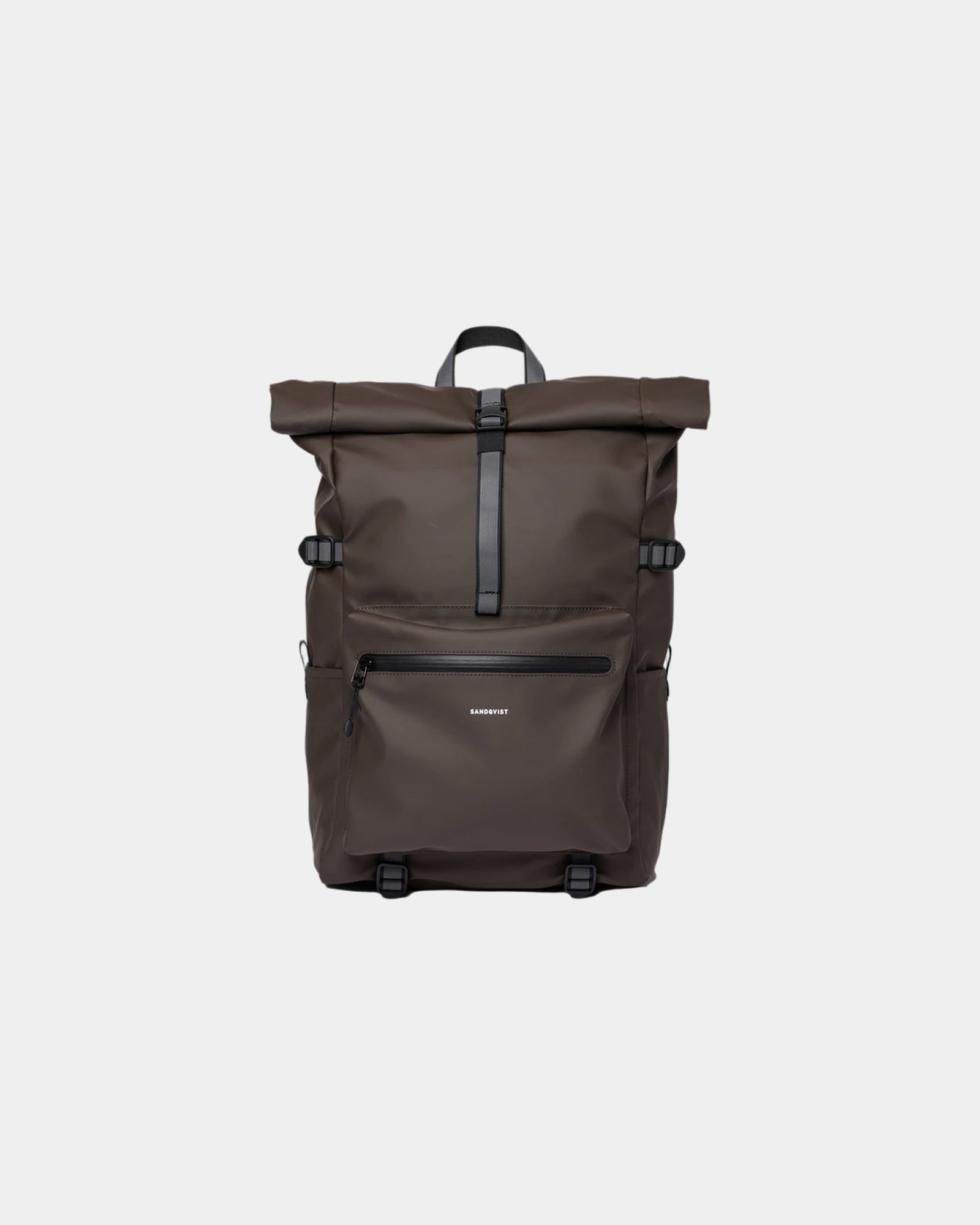 Rugzak van gerecycled polyester Ruben om te personaliseren - Bruin