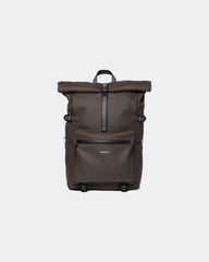 Rugzak van gerecycled polyester Ruben om te personaliseren - Bruin