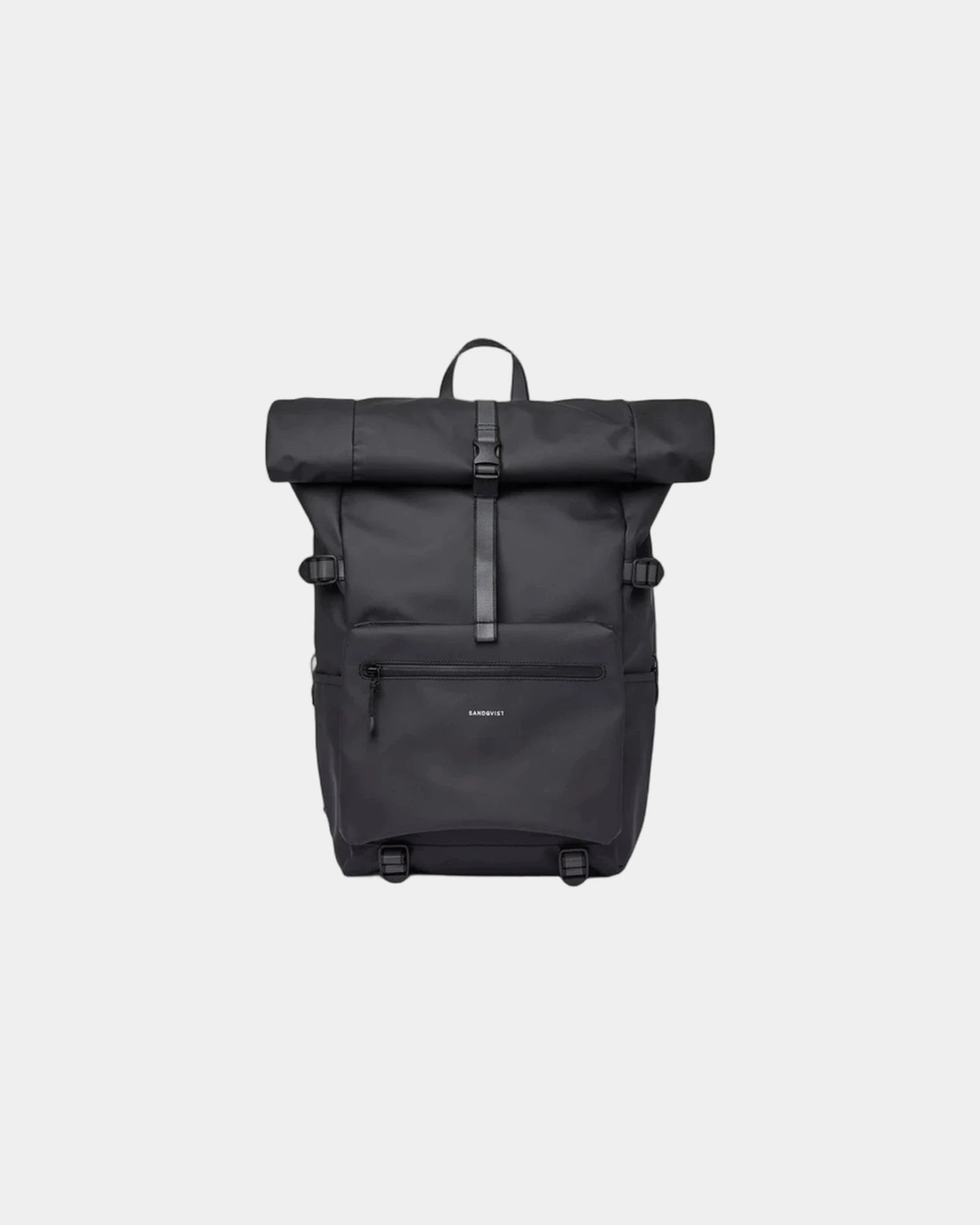 Rugzak van gerecycled polyester Ruben om te personaliseren - Multi Donker