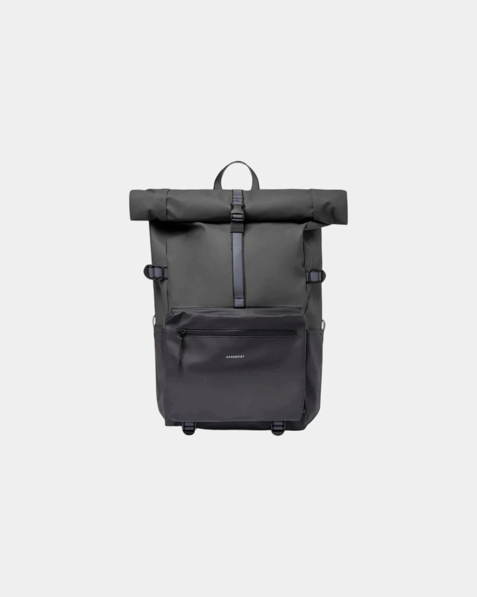 Rugzak van gerecycled polyester Ruben om te personaliseren - Zwart