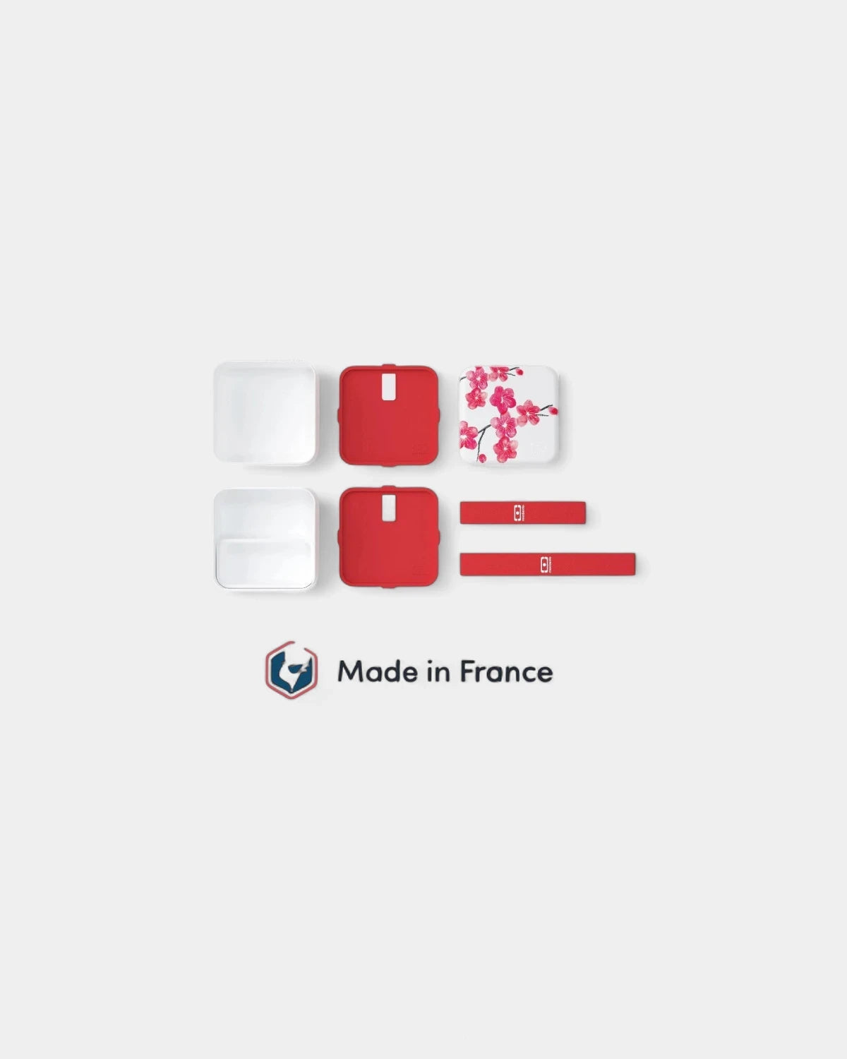 Personaliseerbare vierkante lunchbox made in France - 17