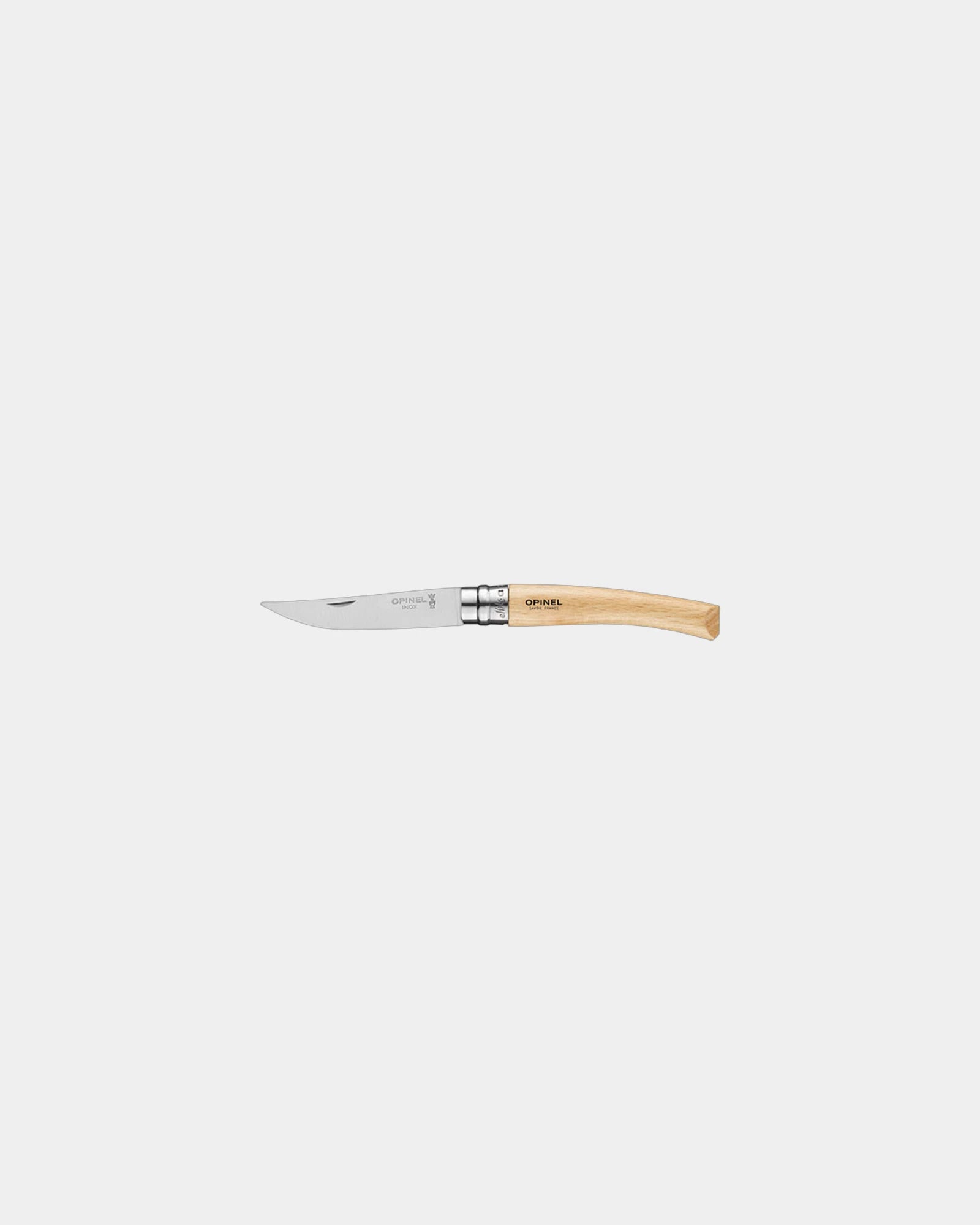 Zakmes beukenhout Opinel Effilé 8 om te personaliseren - Beige
