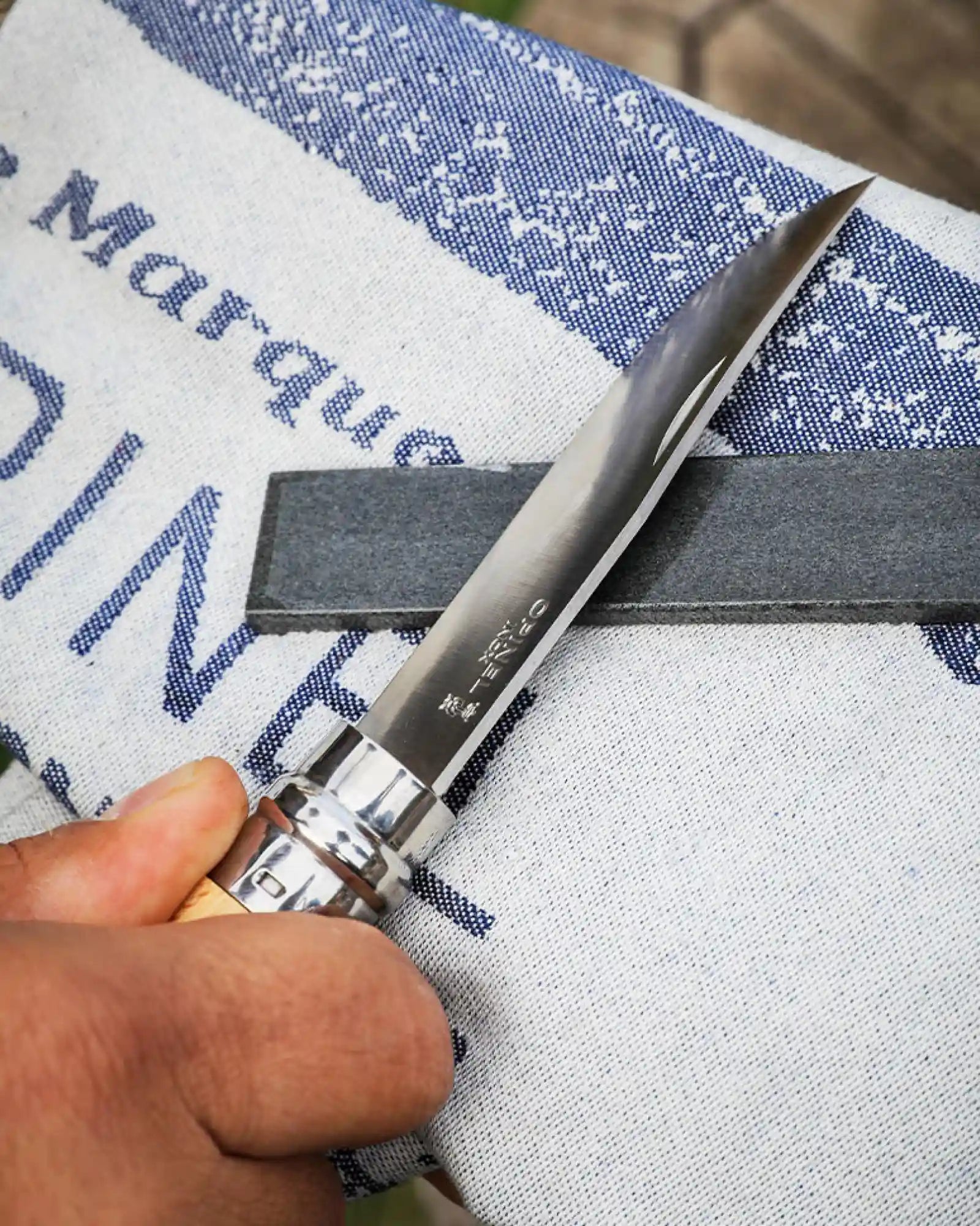 Slijpsteen natuursteen Opinel 10 cm om te personaliseren - 4