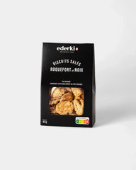 Aperitiefkoekje met roquefort en noten