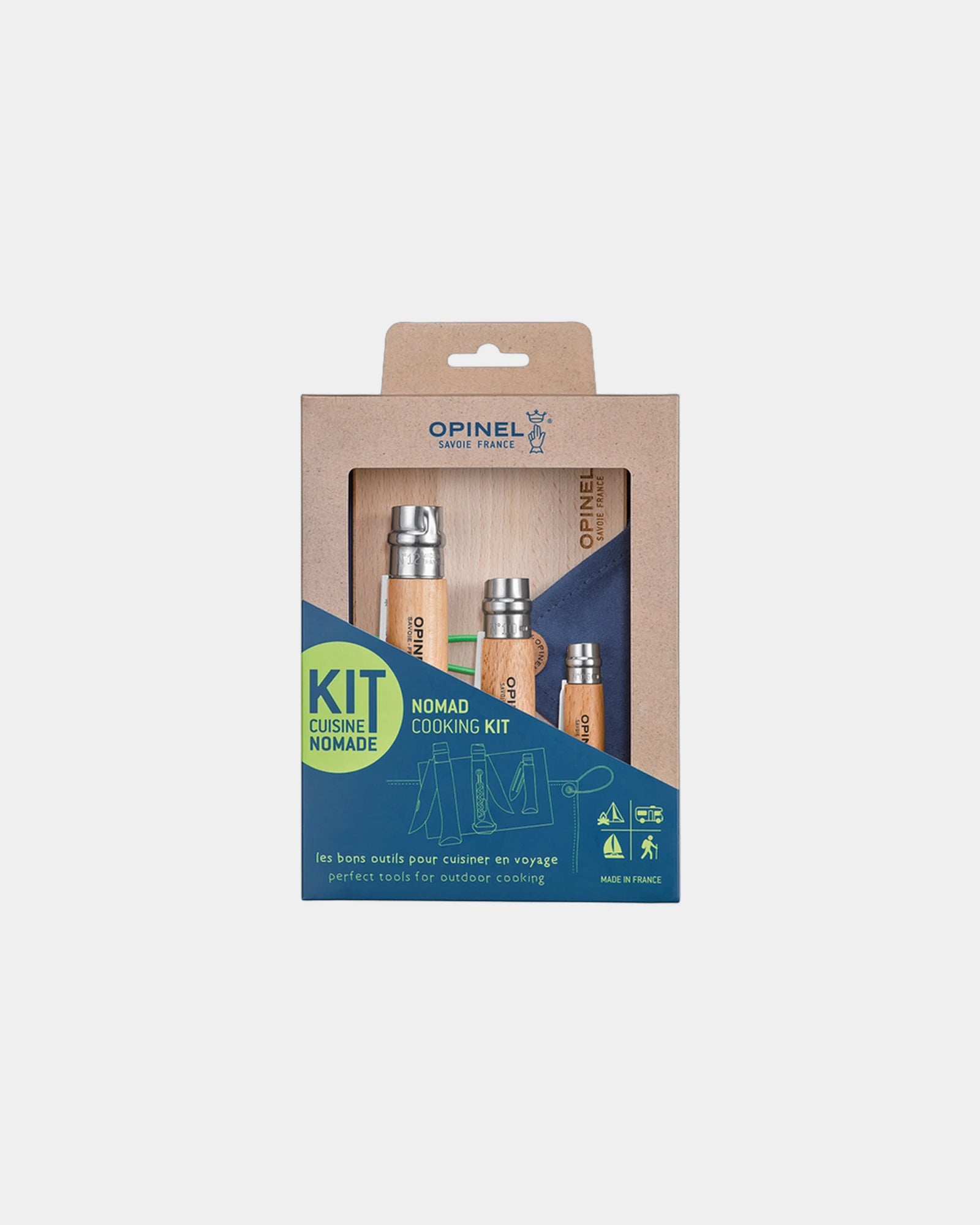 Keukenset Opinel met kurkentrekker om te personaliseren - Beige