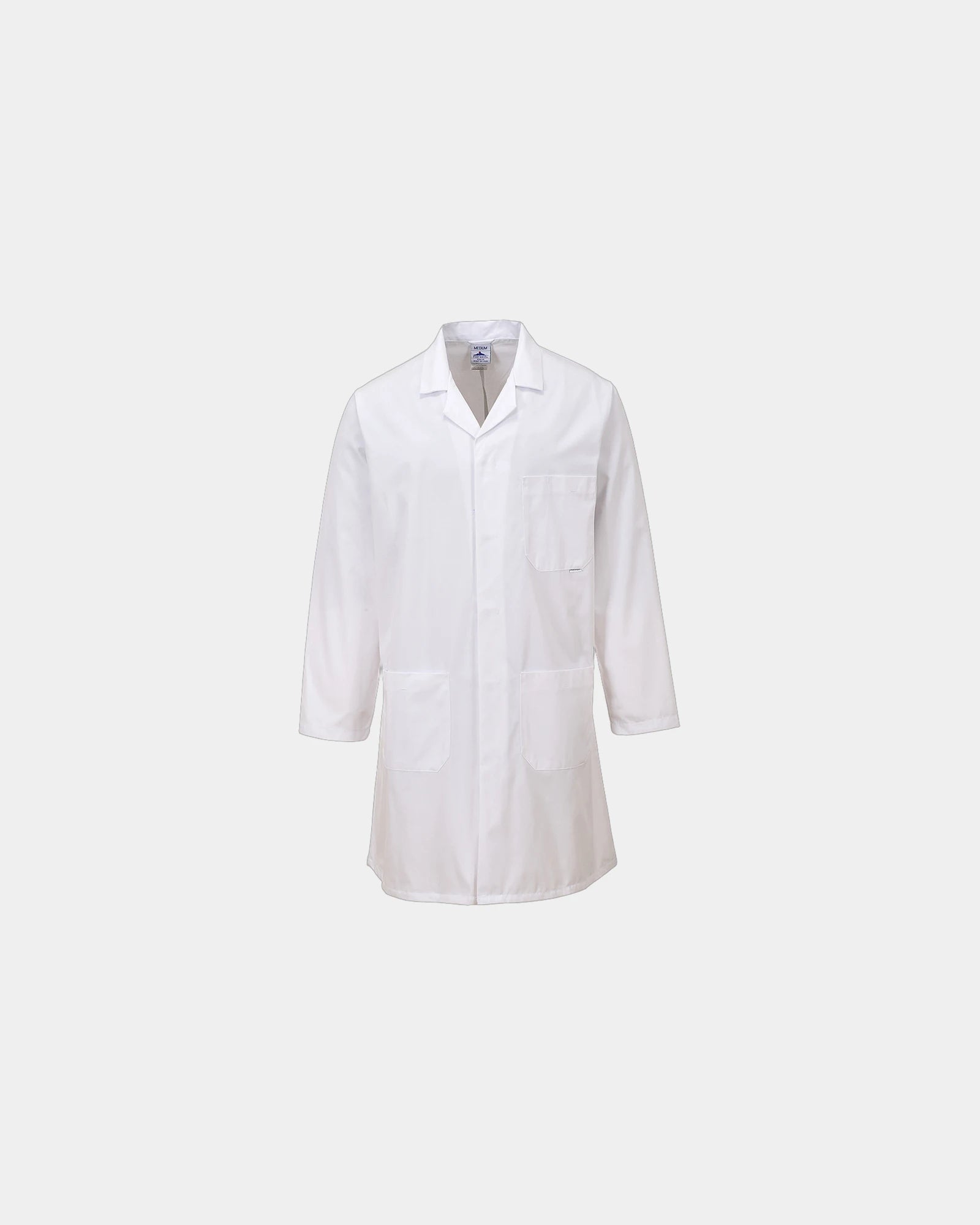 Blouse polycoton 245 g/m² om te personaliseren - Wit