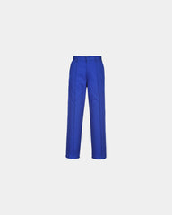 Broek polycotton 245 g/m² met plooi om te personaliseren - Donkerblauw