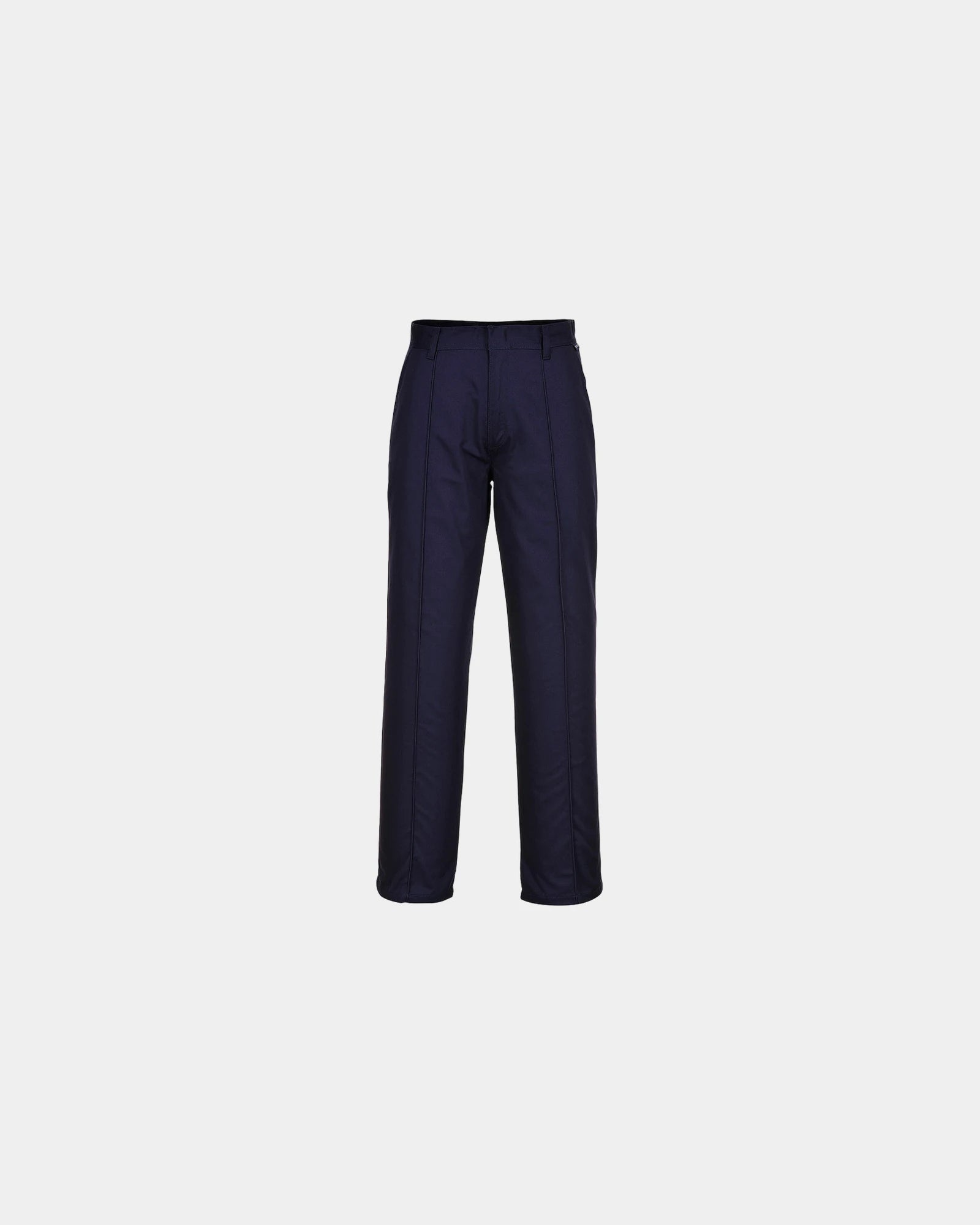 Broek polycotton 245 g/m² met plooi om te personaliseren - Marineblauw
