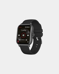 Activity tracker met thermometer IP67 om te personaliseren - Zwart
